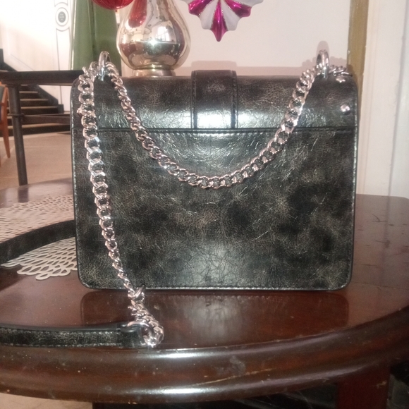 Michael Kors Black Studded Crossbody Bag - Picture 3 of 11